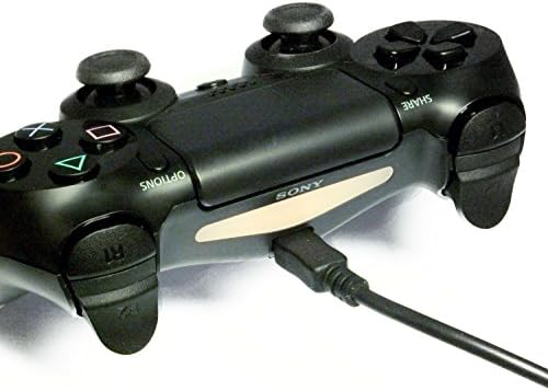 Cybertech PS4 10 Фута Дължина Зарядно Устройство захранващи Кабели USB Кабел за PS4 DualShock 4 Контролер Playstation 4 (брой: 2)