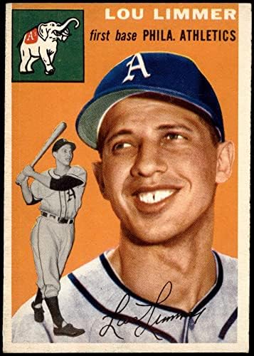 1954 Topps # 232 Лу Лиммер Филаделфия Атлетикс (Бейзболна картичка) EX/MT Athletics