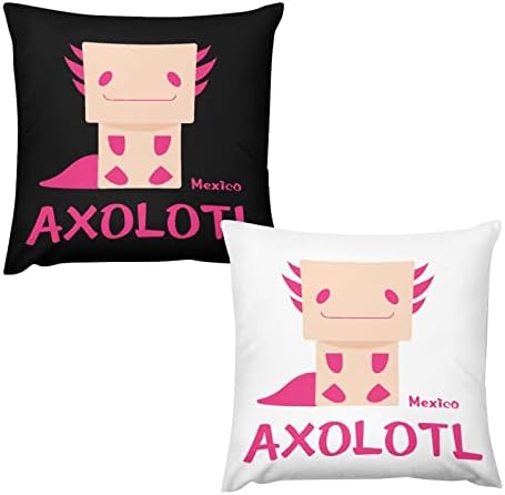 Прекрасен Axolotl02-01 Хвърли Калъфки Комплект от 2 Покривала за мека мебел Диван Спалня Колата Декоративни Калъфки за възглавници