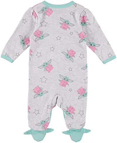 Пижами За новородени момичета Междузвездни ВОЙНИ е, Дете Йод - Място за Спане и За Новородени - Твърди Детска пижама