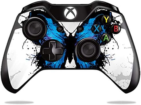Кожата MightySkins, съвместим с контролера на Microsoft Xbox One или S - Butterfly Splash | Защитен, здрав и уникален винил калъф