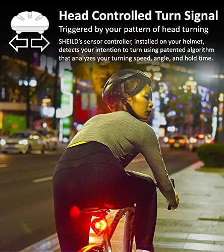 Eesens Shield Умен Задна светлина за велосипед с аларма за кражба на превозно средство и управляеми, поворотниками | Led 70 lm |