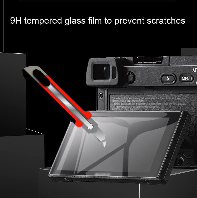 Защитни фолиа FANZR V5, съвместими с 5-инчов монитор Atomos Ninja V (2 опаковки), от закалено стъкло със защита от надраскване твърдост