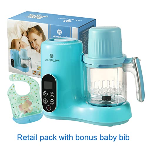 Устройство за приготвяне на бебешка храна Amplim Deluxe и Безконтактен Термометър за Челото на Бебета и Възрастни | съдържание на