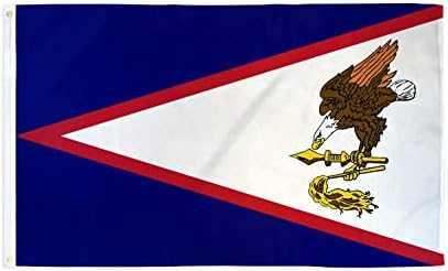 Флаг AZ Флаг американска Самоа 2 'x 3' - Знамена американска Самоа 60 x 90 см - Банер 2x3 фута