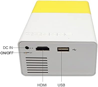 UXZDX CUJUX Преносими led Мини-Прожектор За Домашно Кино, Игри и Видео плейър, Съвместим с SD, USB Високоговорител, детски Проектор YG-300