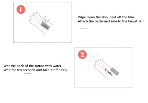 5 листа малки пресни стикери с татуировки водоустойчиви стикери с татуировки в стил харадзюку