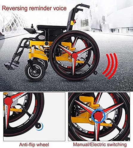 Модерна Преносима Инвалидна количка NEOCHY Тежкотоварни Лесно Преносима Сила количката е Сгъваема с Полимерно литиево-йонна батерия