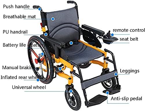 Преносима Инвалидна количка NEOCHY Fashion Сгъваема с Полимерно литиево-йонна батерия