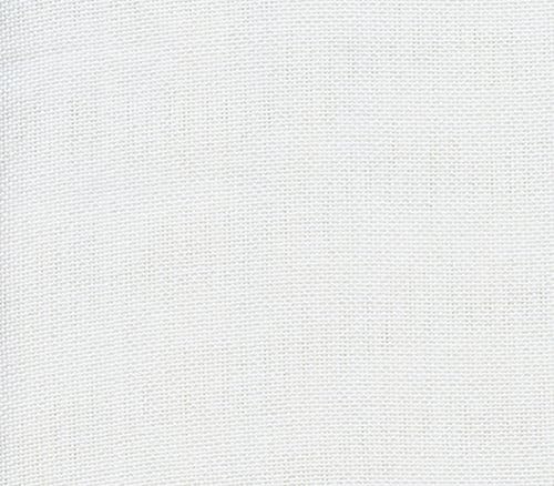 Плат за тапицерия от полиестер в ретро лененото стил ширина 60 см, се продава двор (бяла)