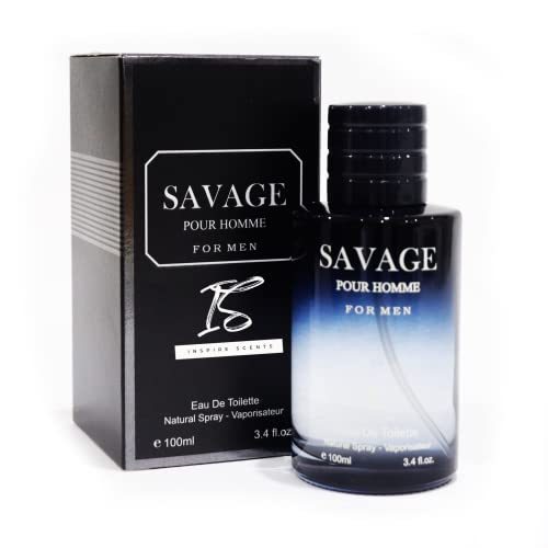 Разход на набор от одеколони, парфюми INSPIRE SCENTS Savage Pour Homme & Cool Boy, Тоалетна вода, Натурален аромат-спрей за мъже,