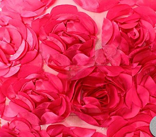 Сатенени розови бордо плат с ширина 55 см, се продават двор (черни)