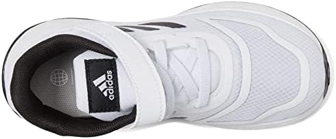 Маратонки за бягане на adidas Baby Duramo 10, Бяло/Черно-бели (ластични), 6 бр., Унисекс, за бебета