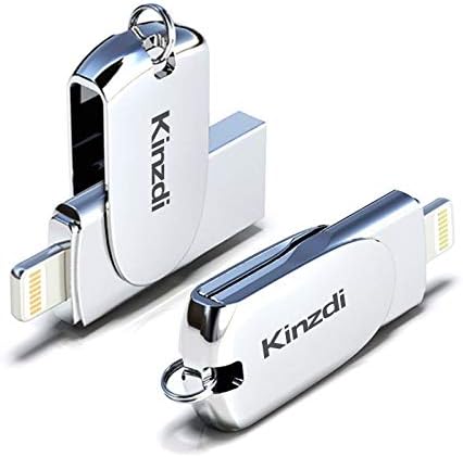 HUIFANGBU 32GB USB + 8-пинов интерфейс Метален флаш памет Twister U Disk (сребрист) (Цвят: сребрист)