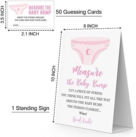 Играта Измерь часът на мама корем, на Тема Розовата пелена, 1 Знак и колекция от 50 картички Познай, Измерь Разширение на детето,