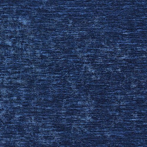 A0150M Синя однотонная лъскава тканая кадифе обивочная плат by The Yard
