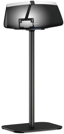 Универсалната подова стойка за тонколони Vogel ' s SOUND 3305 | Тегло до 15 кг (6,5 кг) | Височина: 29,5 инча | Също така е подходящ за Sonos Five & Play: 5 | Универсална съвместимост | Черно |
