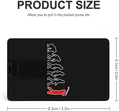 Golf Evolution USB Устройство Дизайн на Кредитна карта USBФлэш устройство U Диск, Флаш устройство 32G