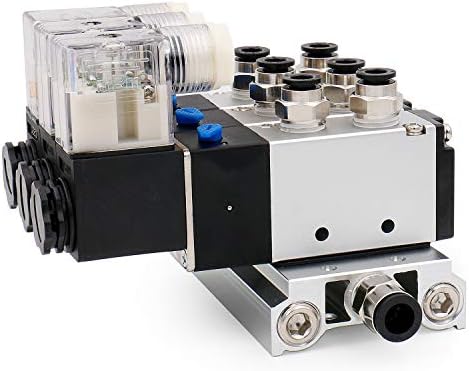 Електрически Пневматичен Тройна Електромагнитен Клапан Heschen 4V210-08 AC220V PT1/4 и 5-Бягане 2-Позиционен Коллекторный Основен