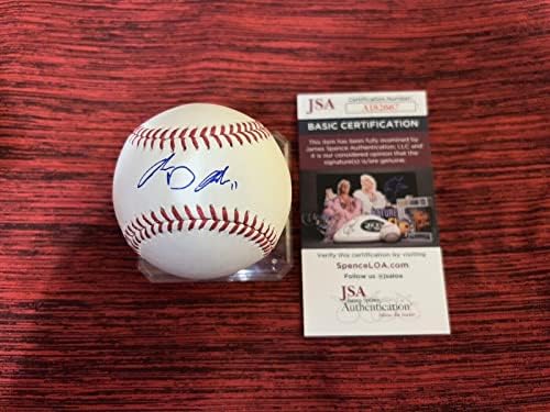 Чейс Долландер подписа Официален Избор на 5 най-Добрите играчи в Мейджър лийг бейзбол 2023 JSA # 3 - Бейзболни топки с автографи