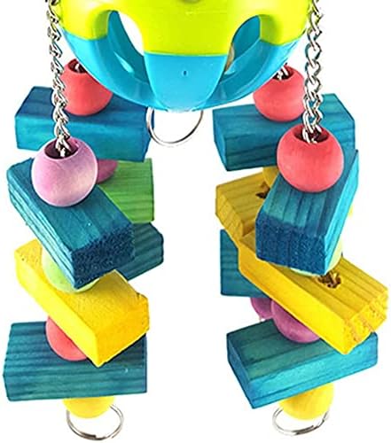 Птичья Дъвчене играчка със Звънци за Птичи Папагал Скъпа Подвесная Играчка За Дъвчене в Клетката
