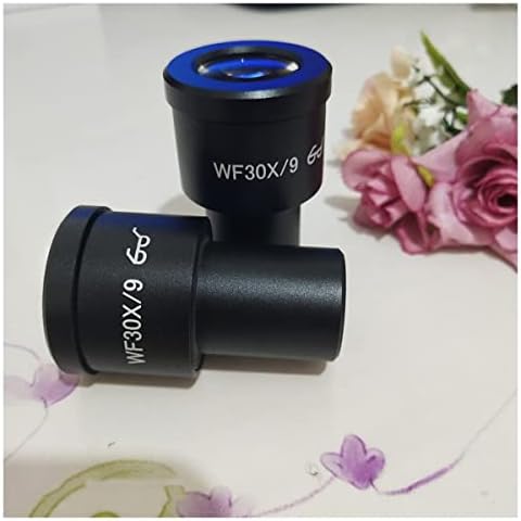 Обзавеждане за лабораторен микроскоп WF30X 9 мм с Висока окулярная точка 30X Окуляр Обектив за Дву-Микроскоп 23,2 мм Аксесоари за микроскоп (Цвят: 1бр wf30x)
