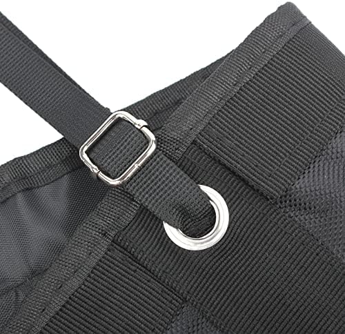 Голяма Чанта за носене бали сено Алфи Пет - на markar с цип - Цвят: Черен