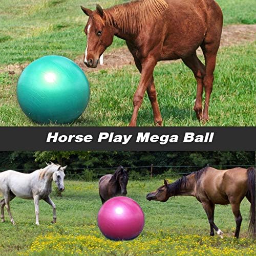 Harrison Howard Mega Horse Play Ball Anti-Burst Гигантски Един Конете Топката Конен Футболна Топка, 30 Инча-Тюркоаз