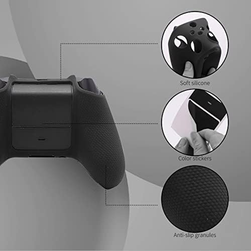 Обвивка на контролера на Xbox Series X, устойчива на плъзгане силиконова обвивка Xbox Series S, Ергономичен Защитен калъф от мека