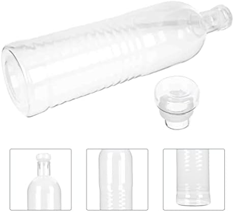 Бутилки за вода HEMOTON Спортни Стъклени Бутилки За Мляко, Бутилки За Вода от Стъклени Бутилки За Напитки, Бутилки за Пиене Стъклена