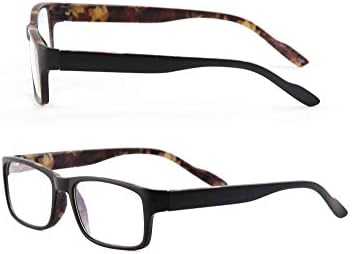 Очила за четене, блокер синя светлина (камуфляжная костенурка цвят Бърбън, увеличаване на 1,50), компютърни очила, модерен за мъже
