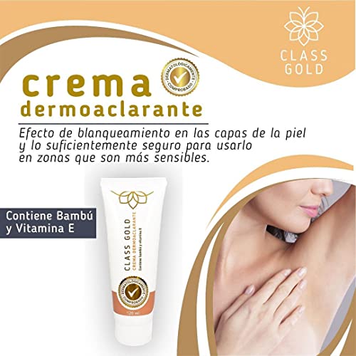 Крем за тяло Dermoaclarante Crema Tamaño Grande Class Cosmetics Gold, Натурален Крем за кожа с витамин е 120 мл, 4,05 течни унции