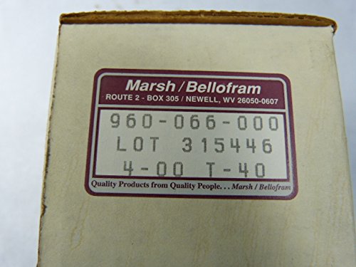 Регулируем Регулатор Marsh Bellofram 960-066-000 Type 40, 0-120 паунда на квадратен инч, 20 scfm