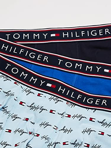 Мъжки памучни гащи-боксерки Tommy Hilfiger от еластичен материал в 3 опаковка