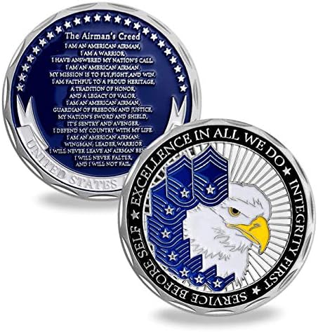 Кредо е Пилот от Военновъздушните сили на Съединените Американски Военен Предизвикателство Монета Коллекционный Подарък Опитни