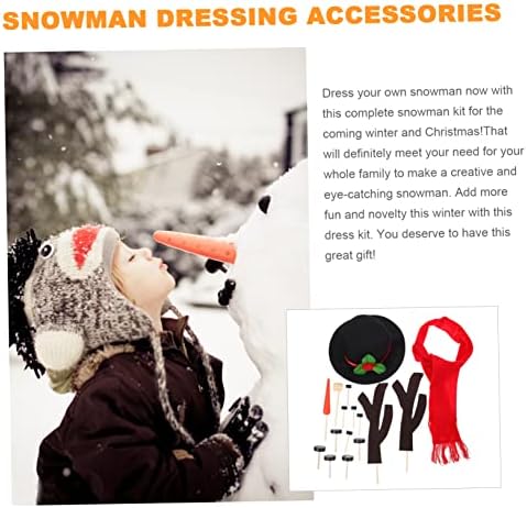Toyvian 1 Комплект Коледни орнаменти във формата на Снежен човек, Бижута за деца, Уличен Украшение, Коледен Комплект, Снежен човек,