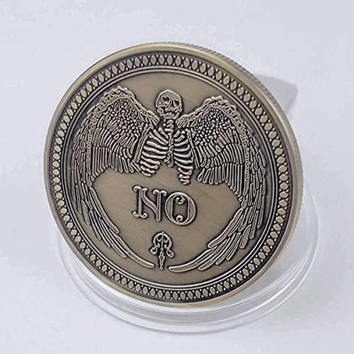 TOYSDONE Да Не Монета за вземане на решения - Сувенирни монети - Да Не е Монета - Монети за вземане на решения - Колекция от монети