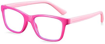Очила за четене Оптика със Синьо Осветление за момичета, Розови Характеристики на екрана на играта на компютъра и телевизора, Защитни