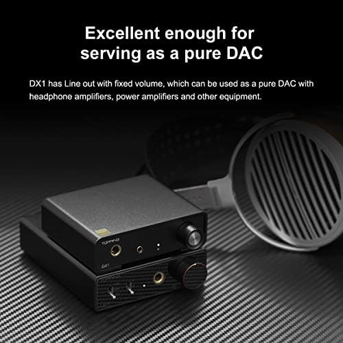Разход на усилвател за слушалки DX1 Mini Stereo КПР мощност от 280 Mw x2 с двухступенчатым ключа печалба, plug-in hybrid чрез USB