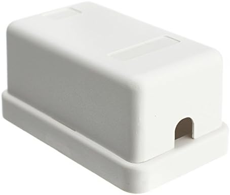 Това е една Празна кутия за повърхностен монтаж PCCONNECT за Keystone, Бяла