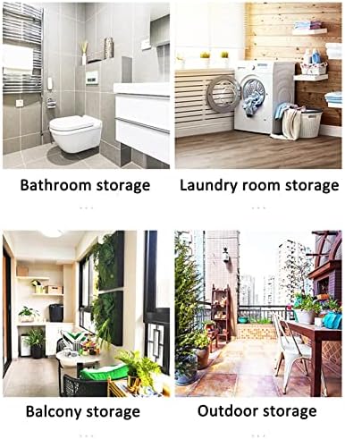 Рамки за съхранение на перални машини BKGDO Подова Поставка над Тоалетна, Органайзер за балкона, Кухня и Баня, богат на функции