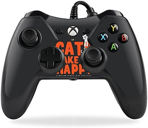 Кожата MightySkins е Съвместим с контролера PowerA Xbox One Elite – Cats Make Me Happy | Защитен, здрав и уникален винил калъф |