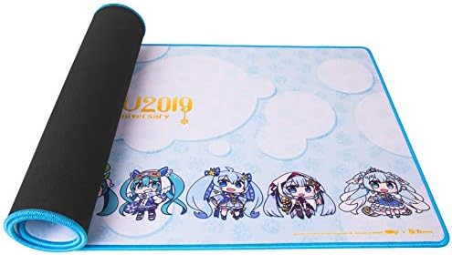 Thermaltake Tt Esports Dasher Разширено Геймърска подложка за мишка Hatsune Miku ограничена серия Snow Miku 2019 Edition с Неплъзгащи